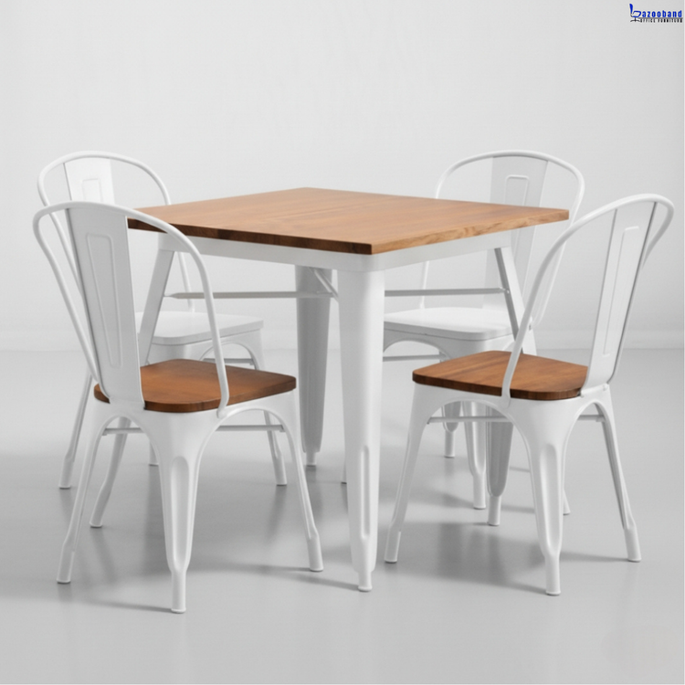 میز ناهارخوری فلزی مدل تولیکس