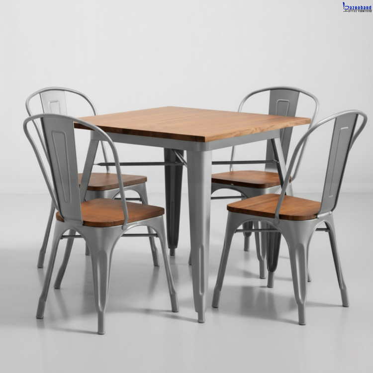 میز ناهارخوری فلزی مدل تولیکس