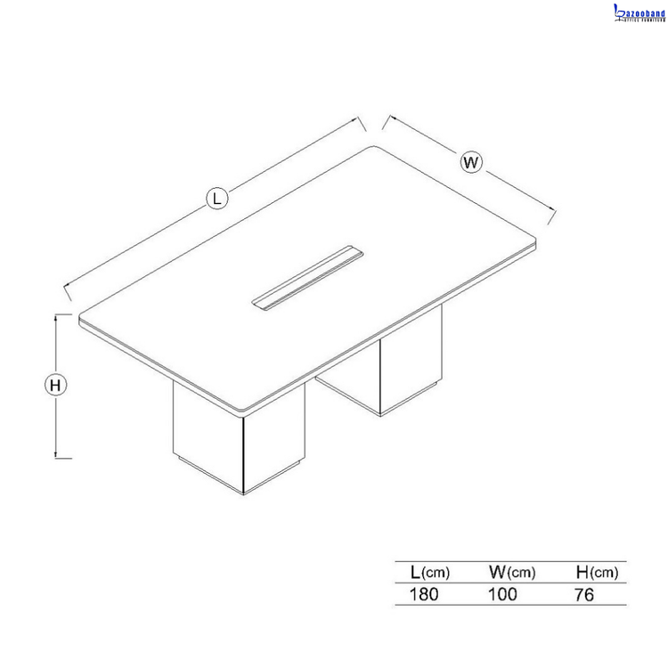 میز کنفرانس ام دی اف کد 527