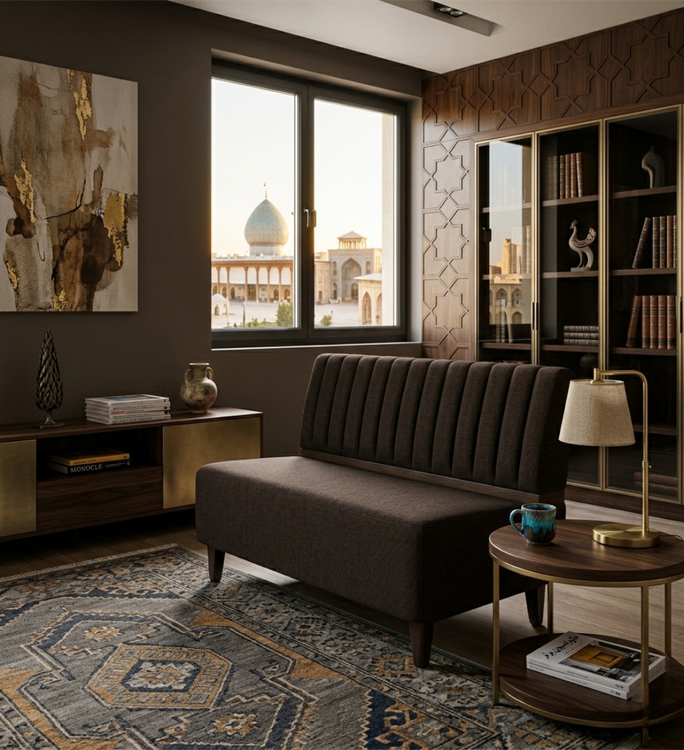 نیم ست مبلمان اداری کد ES25