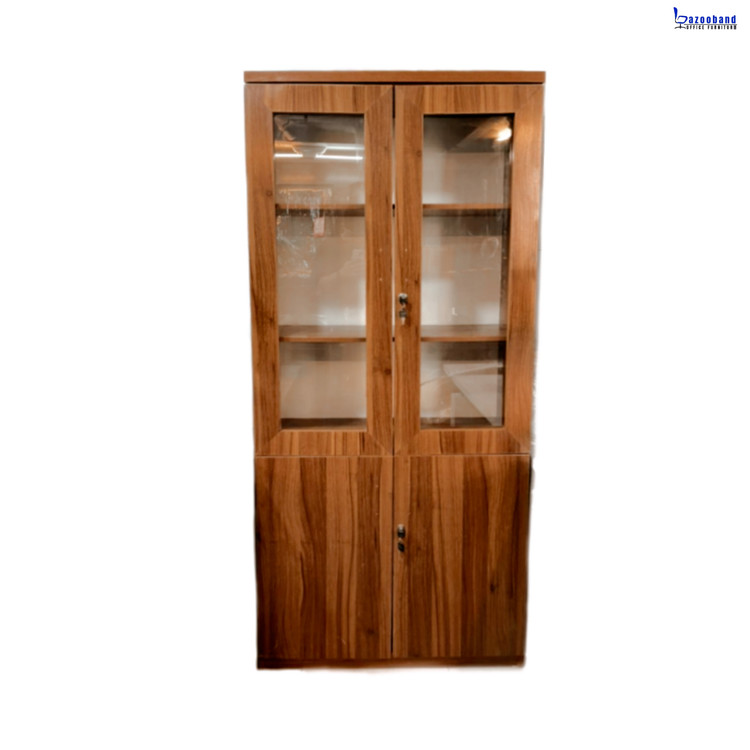 کتابخانه اداری چهار درب ویترین دار کد 413
