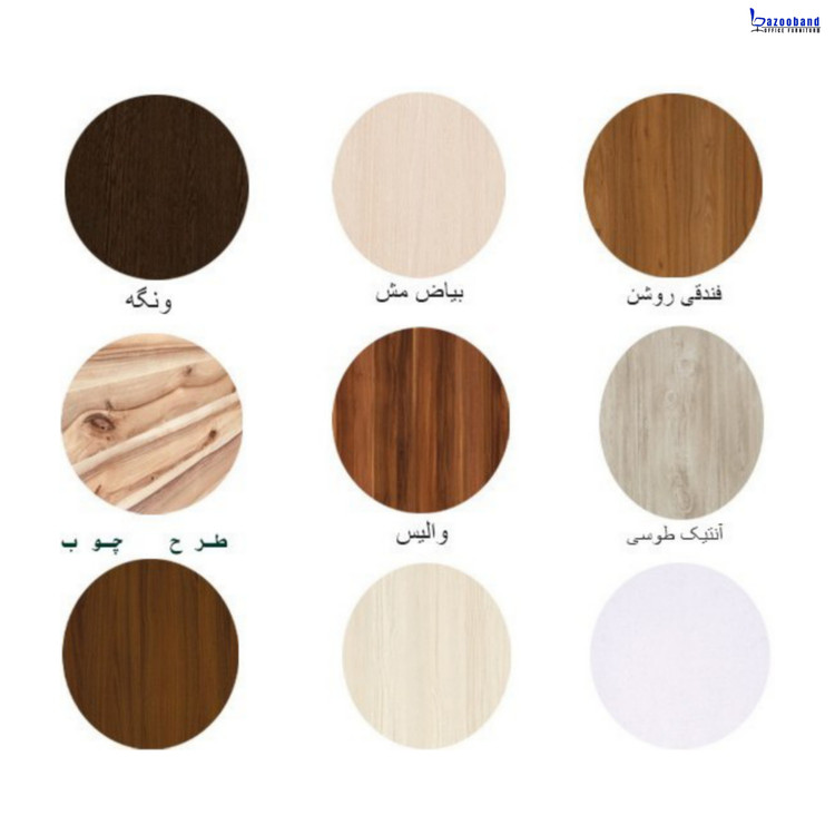 کتابخانه اداری چهار درب ویترین دار کد 413