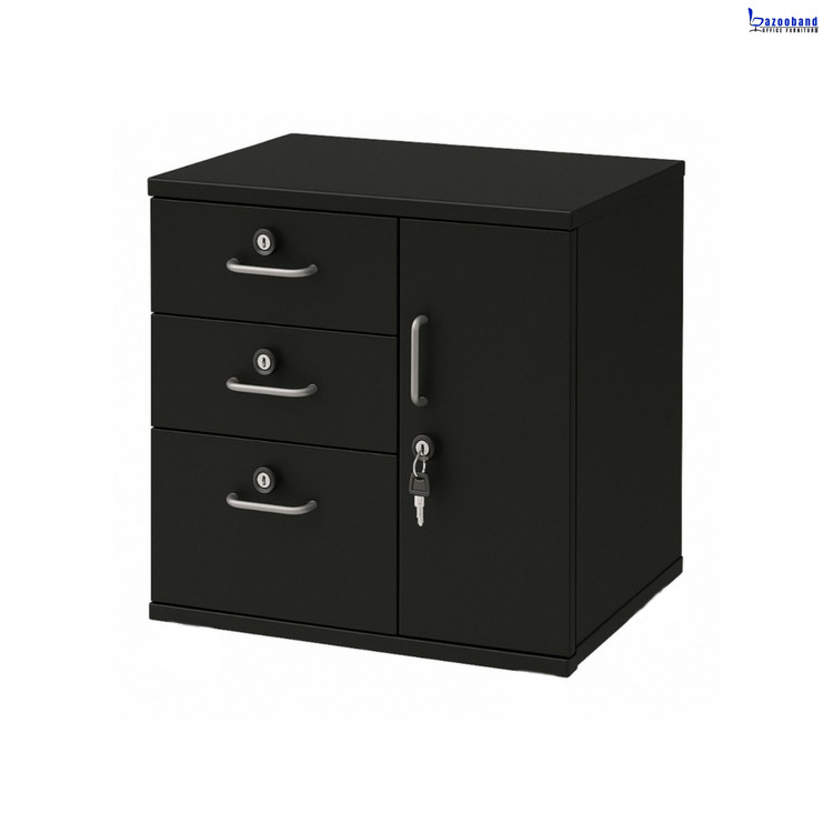 فایل اداری کمد دار با سه کشو کد 809