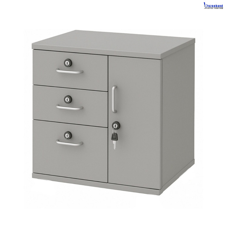 فایل اداری کمد دار با سه کشو کد 809