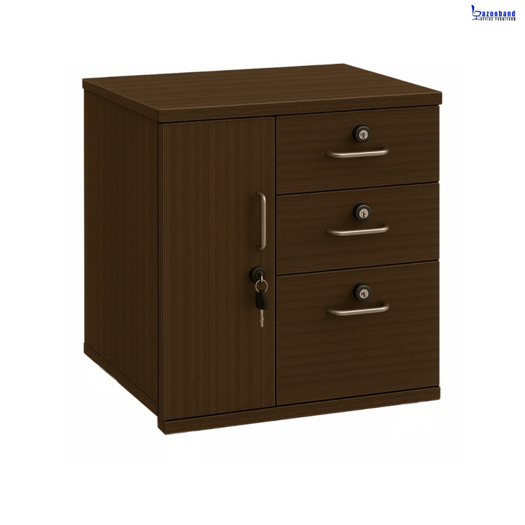 فایل اداری کمد دار با سه کشو کد 809