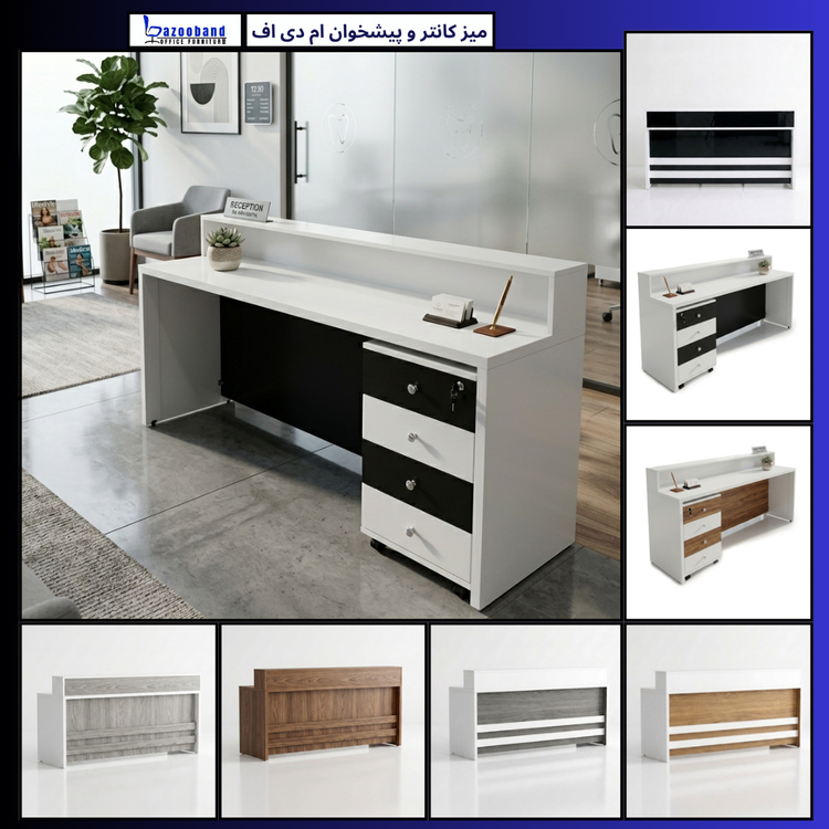 میز پیشخوان و کانتر ام دی اف سفارشی