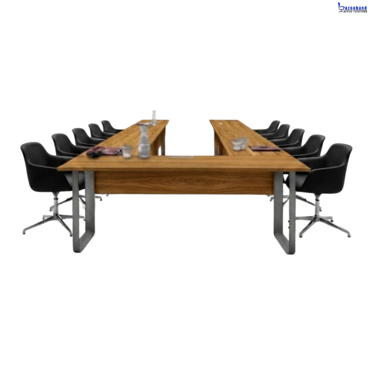 میز کنفرانس ام دی اف یو شکل پایه فلزی