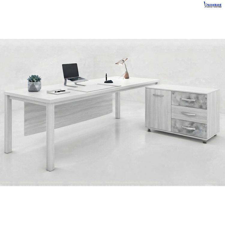 میز اداری پایه فلزی کد F118