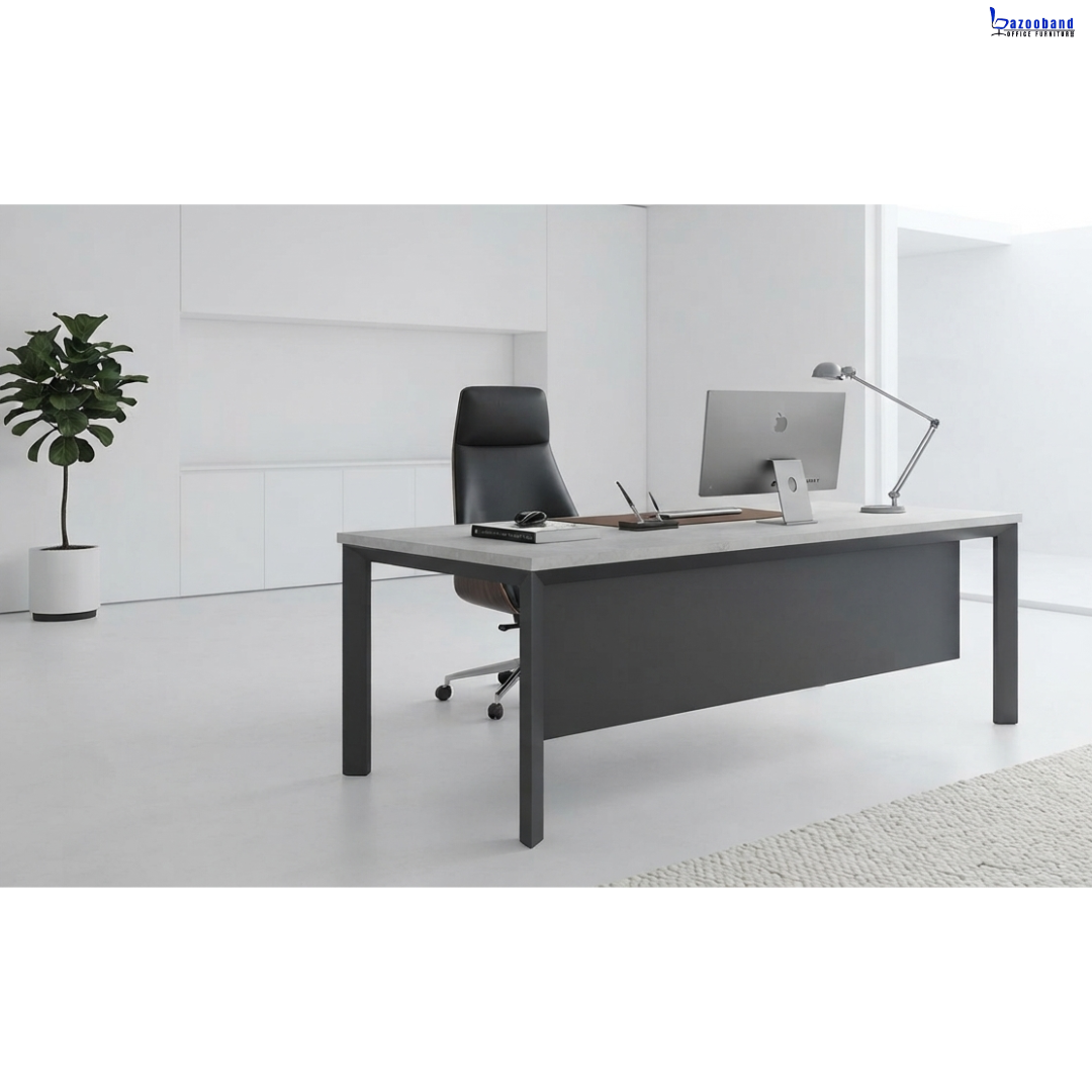 میز اداری پایه فلزی کد F118
